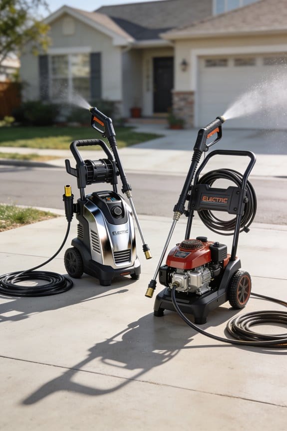 choose between electric or gas