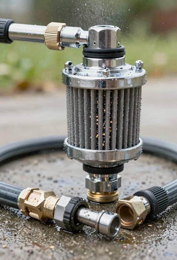 clean filters strainers regularly