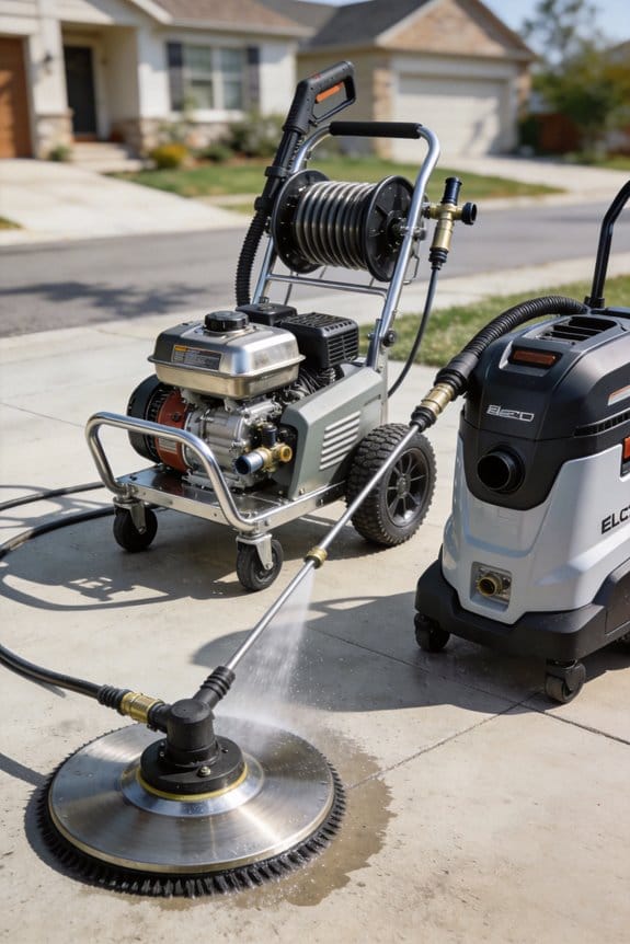 electric vs gas surface cleaners