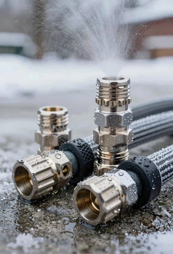 freeze resistant hoses and seals