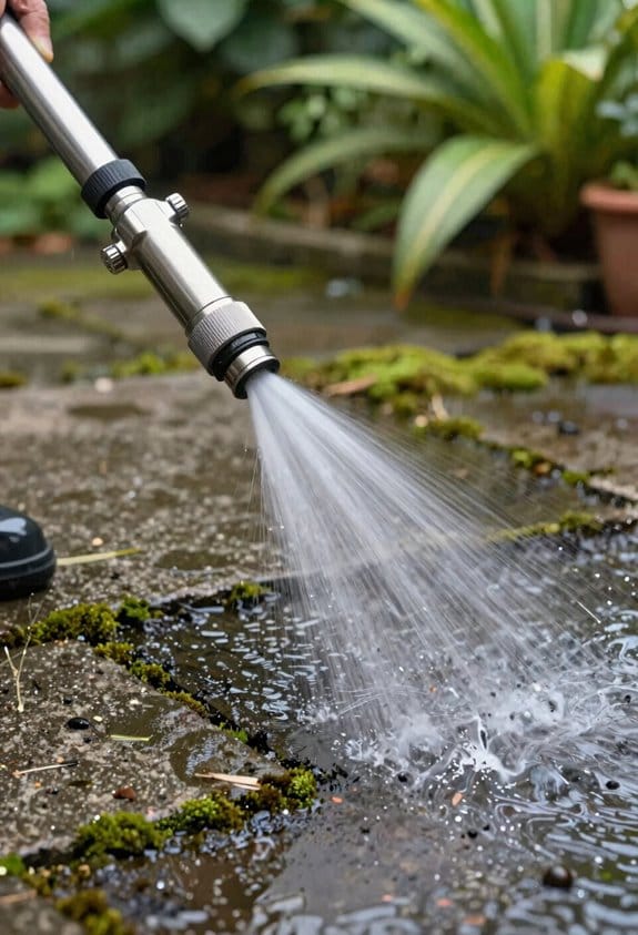 high pressure low water cleaning