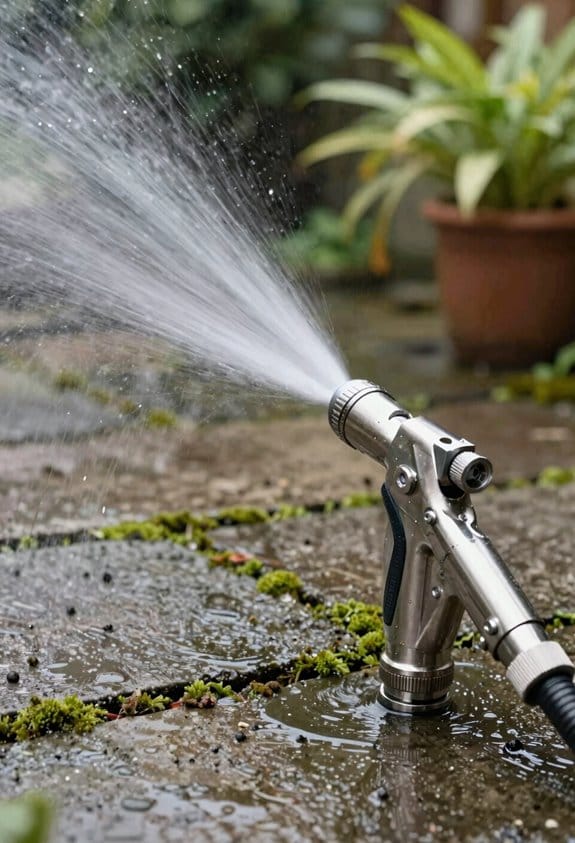 high pressure rinse beats soap