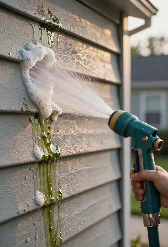 soft wash siding maintenance steps